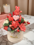 Load image into Gallery viewer, Valentine Velvet- Candle Bouquet