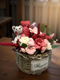 Load image into Gallery viewer, Cherie- Candle Basket with Teddy