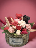 Load image into Gallery viewer, Cherie- Candle Basket with Teddy