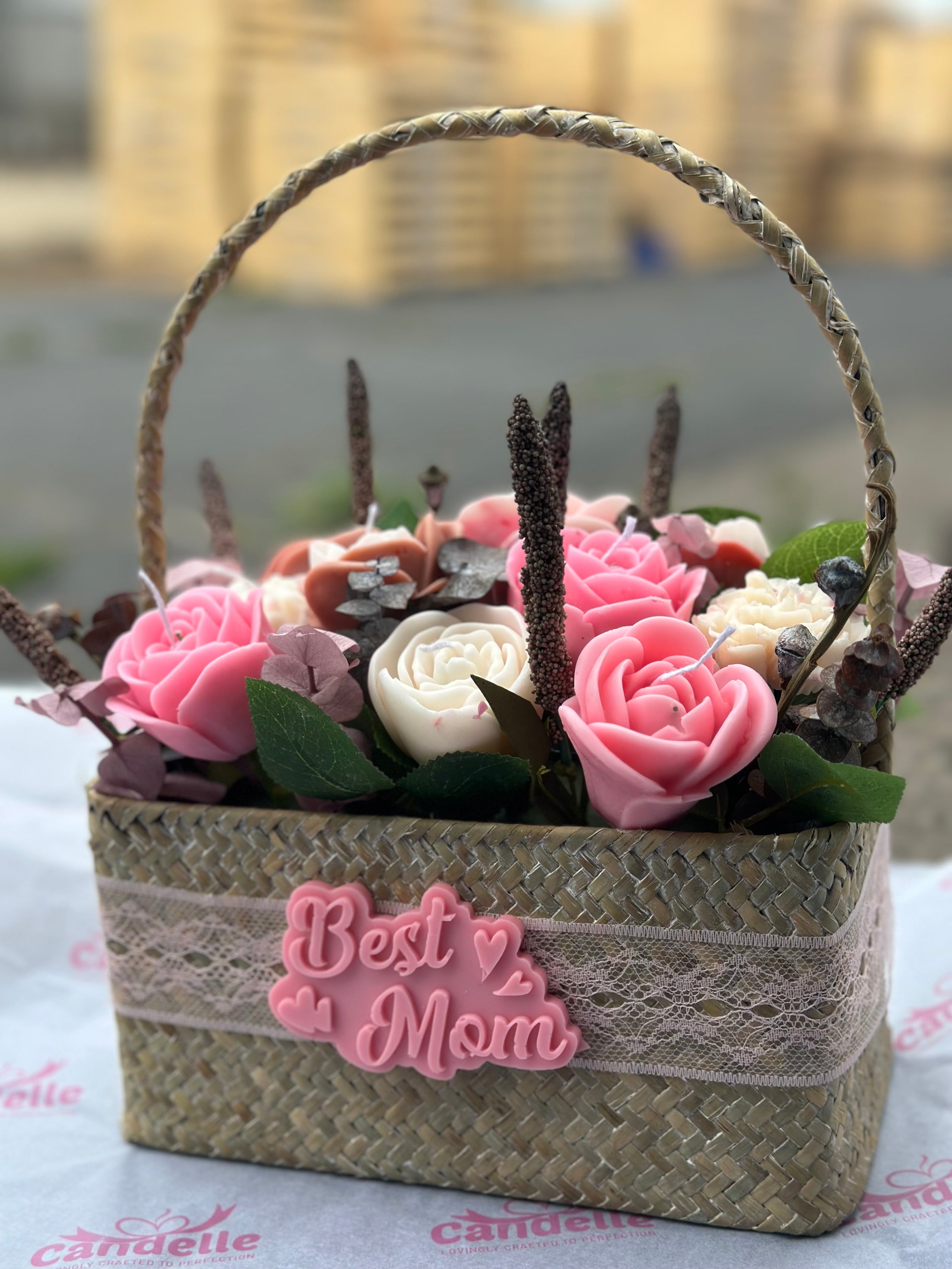Mother’s Candle Garden Basket