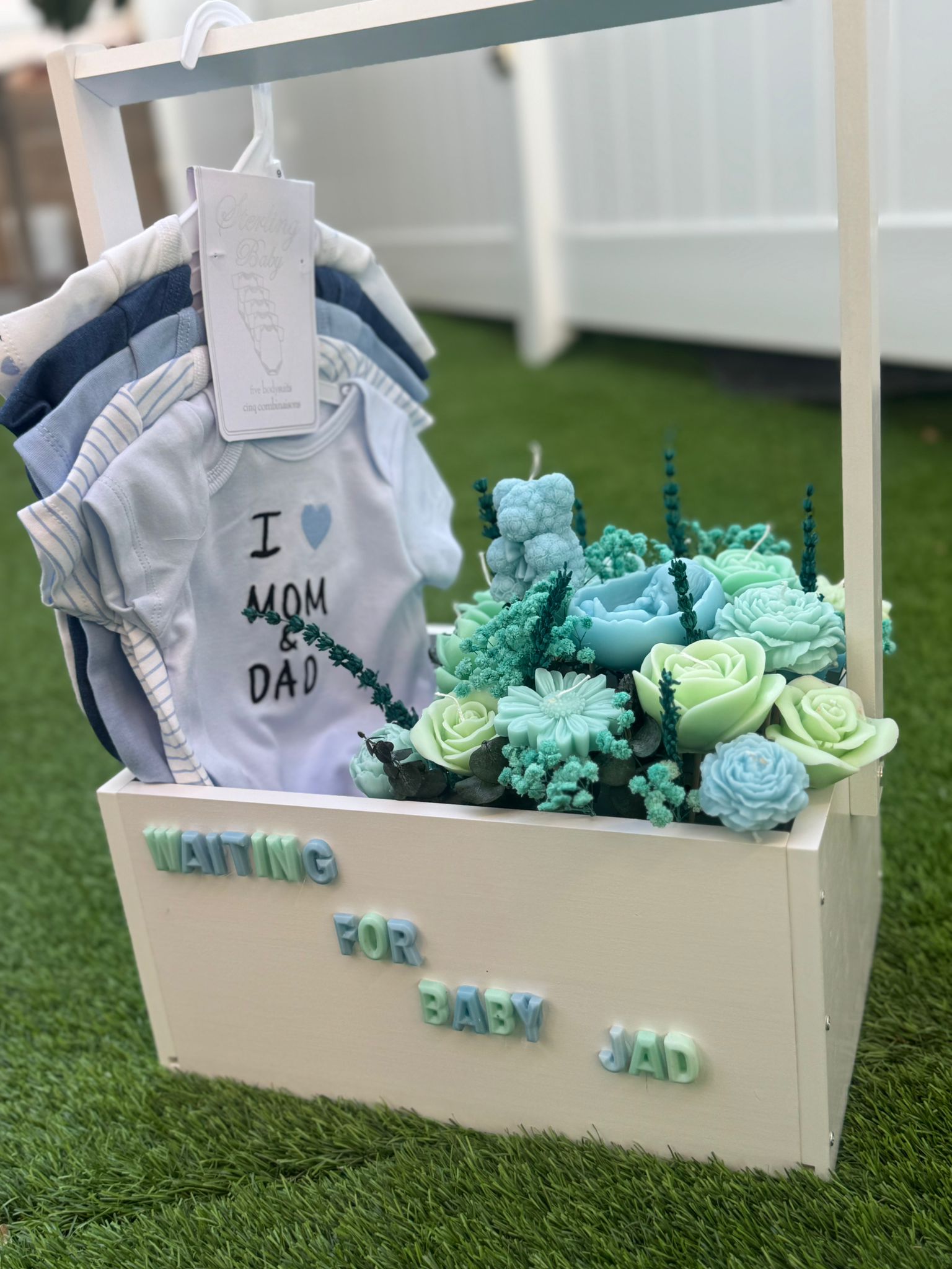 LUXURY Baby Candle Blooms- Custom made Candle Arrangement