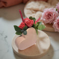 Load image into Gallery viewer, Blush Éternelle- Ceramic Vase with Rose Candles
