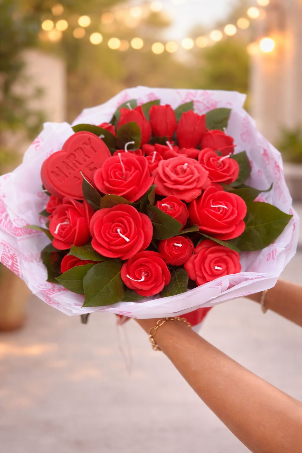 Luxury Custom Candles Bouquet