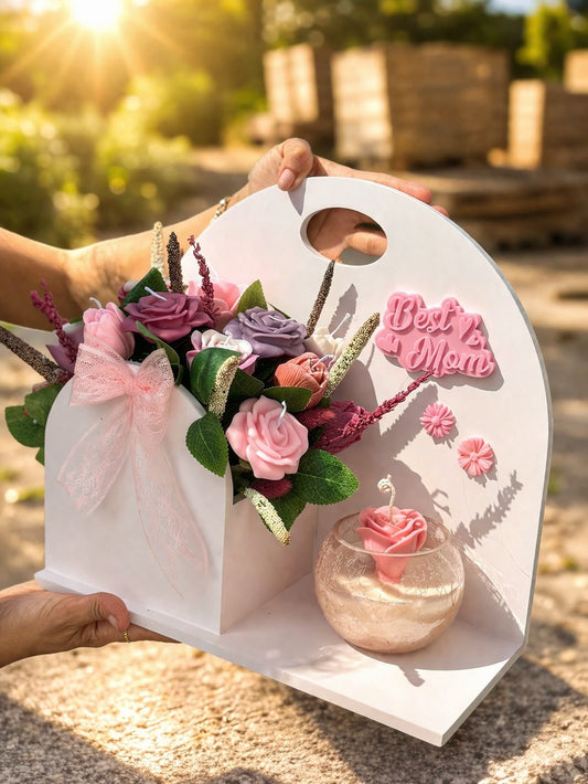 Blush of Love- Mother's Day Candle Arrangement