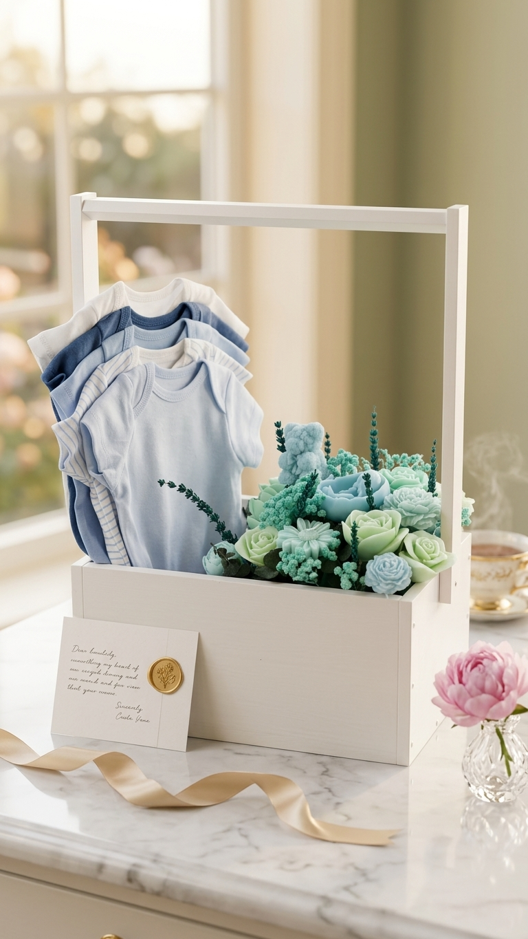 LUXURY Baby Candle Blooms- Custom made Candle Arrangement
