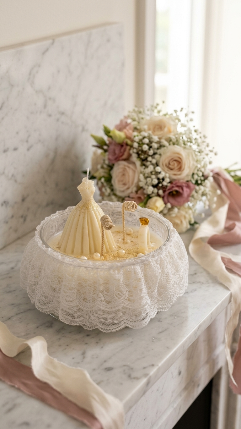 Centre Piece- Double Glass Bowl