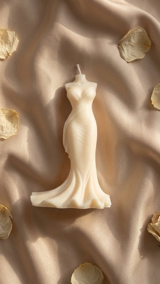 Bridal Gown Candle Favors